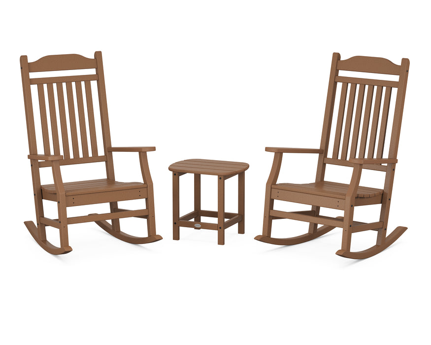 Country Living Country Living Rocking Chair 3-Piece Set in Teak image