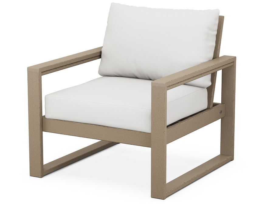 POLYWOOD EDGE Club Chair in Vintage Sahara / Natural Linen image