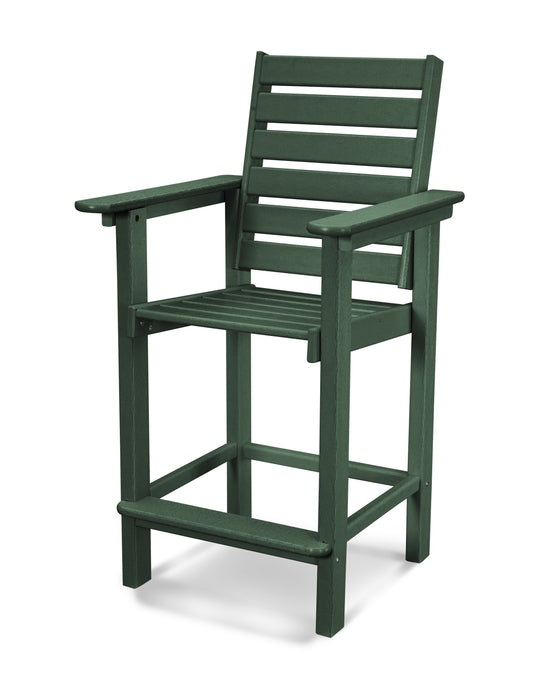 POLYWOOD Captain Counter Chair in Green image