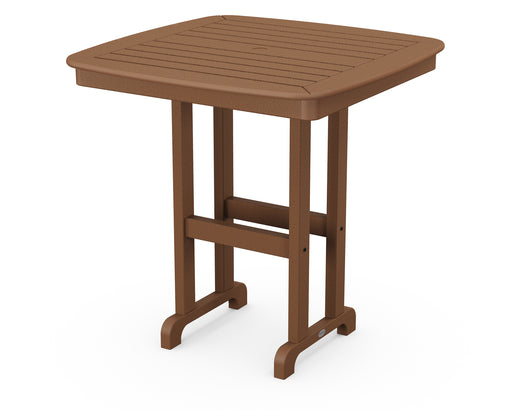 POLYWOOD Nautical 37" Counter Table in Teak image