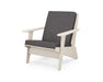 POLYWOOD Riviera Modern Lounge Chair in Sand / Ash Charcoal image