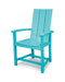 POLYWOOD Modern Adirondack Dining Chair in Aruba image