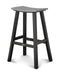 POLYWOOD Contempo 30" Saddle Bar Stool in Black / Slate Grey image