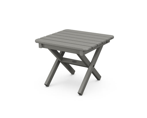 POLYWOOD Square 18" Side Table in Slate Grey / Slate Grey image