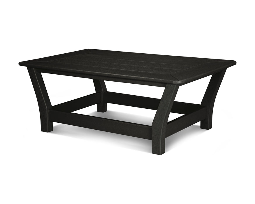 POLYWOOD Harbour Slat Coffee Table in Black image