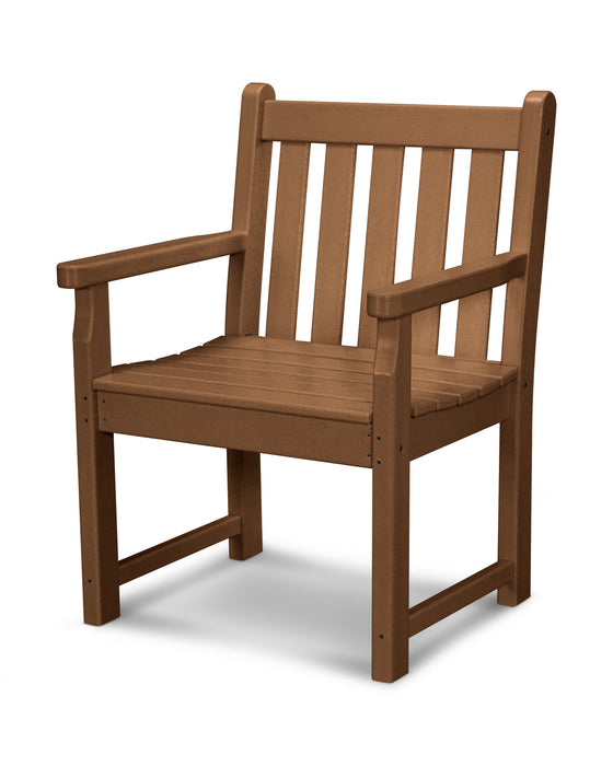 POLYWOOD Traditional Garden Arm Chair in Teak