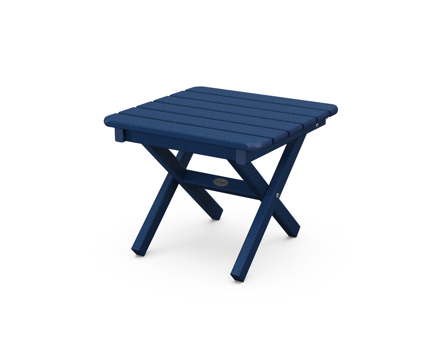 POLYWOOD Square 18" Side Table in Navy image