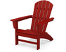 POLYWOOD Nautical Adirondack Chair in Crimson Red image