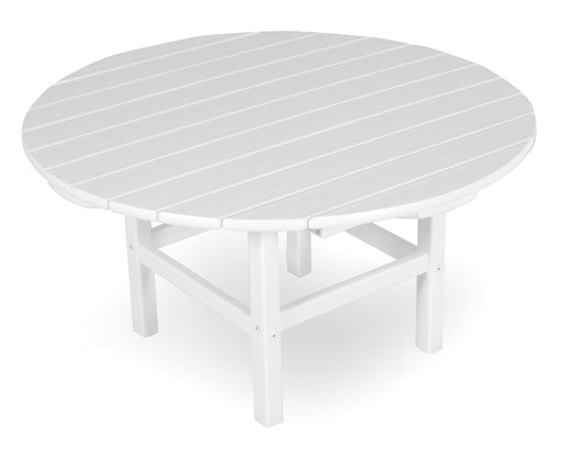POLYWOOD Round 37" Conversation Table in White image