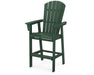 POLYWOOD Nautical Curveback Adirondack Bar Chair in Green image