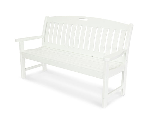 POLYWOOD Nautical 60" Bench in Vintage White image