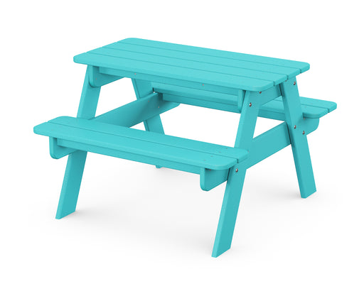 POLYWOOD Kids Outdoor Picnic Table in Aruba image