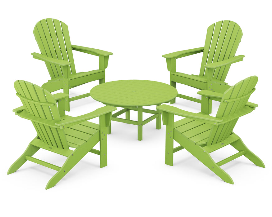 POLYWOOD South Beach 5-Piece Conversation Group in Lime image